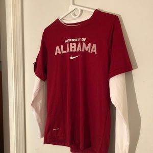 University of Alabama Red Long-sleeve Tee